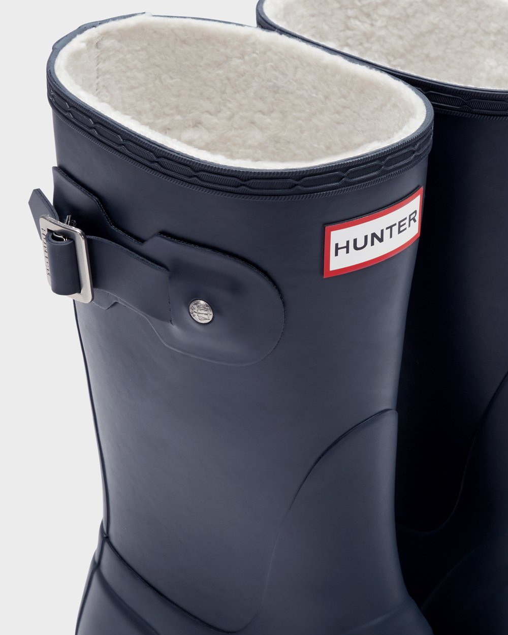 Women Hunter Original Insulated | Short Rain Boots Navy | NZ-8759-OQWN